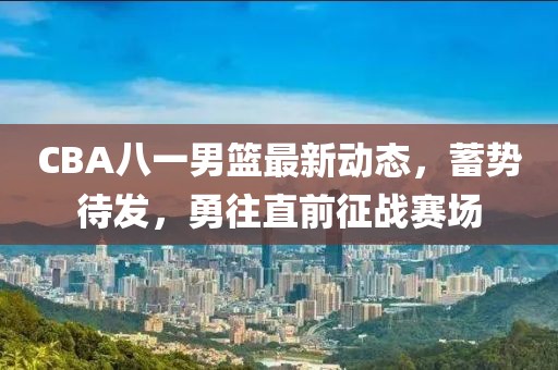 CBA八一男籃最新動態(tài)，蓄勢待發(fā)，勇往直前征戰(zhàn)賽場
