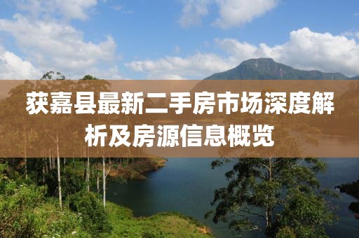 獲嘉縣最新二手房市場(chǎng)深度解析及房源信息概覽