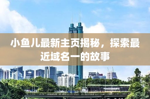 小魚兒最新主頁揭秘，探索最近域名一的故事