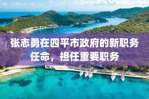 張志勇在四平市政府的新職務(wù)任命，擔(dān)任重要職務(wù)