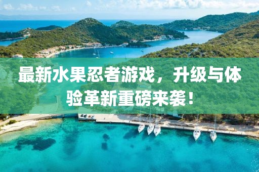 最新水果忍者游戲，升級與體驗革新重磅來襲！