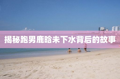 揭秘跑男鹿晗未下水背后的故事