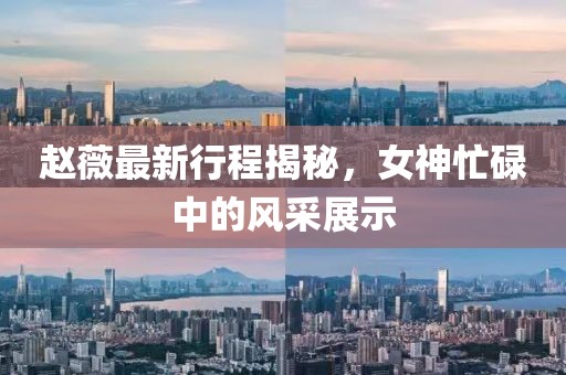 趙薇最新行程揭秘，女神忙碌中的風(fēng)采展示