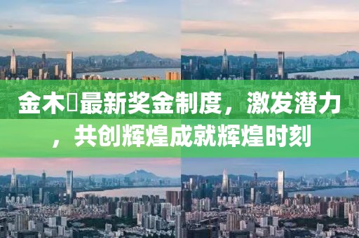 金木芃最新獎金制度，激發(fā)潛力，共創(chuàng)輝煌成就輝煌時刻