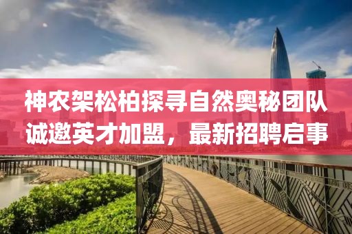 神農(nóng)架松柏探尋自然奧秘團(tuán)隊(duì)誠邀英才加盟，最新招聘啟事