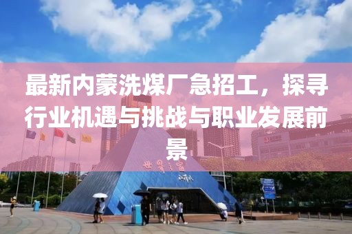 最新內(nèi)蒙洗煤廠急招工，探尋行業(yè)機(jī)遇與挑戰(zhàn)與職業(yè)發(fā)展前景
